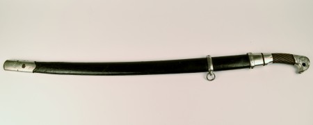 Шашка кавалерийская с ножнами, для рядового состава РКМ, образца 1927 года, СССР, Златоустовский инструментальный завод, 1936 год.