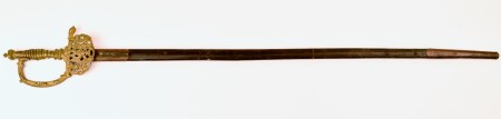 Шпага чиновничья образца 1855-1857 гг. с ножнами.