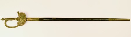 Шпага чиновничья образца 1855-1857 гг. с ножнами.