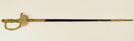 Шпага чиновничья образца 1855-1857 гг. с ножнами.
