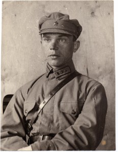 Фотография бойца красной армии Егорова Николая Алексеевича.