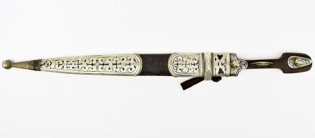 Кинжал Кама офицерский Терского казачьего войска, образца 1904 года, Россия, Златоуст, 1908 год.