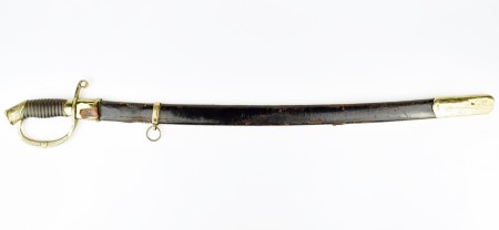 Шашка драгунская офицерская, образца 1881/1909 гг., с ножнами, Анненское оружие "За Храбрость", Россия, Златоуст, 1909 - 1917 гг.