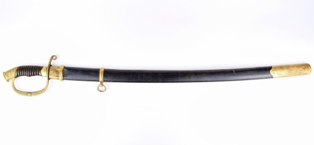 Шашка драгунская офицерская, образца 1881/1909 гг., с ножнами, Россия, Златоуст.
