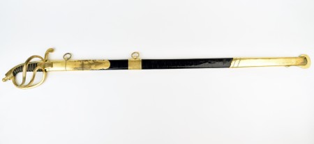 Сабля офицеров флота, образца 1811/1855 гг., с ножнами, Германия, Золинген для России.