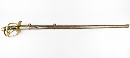 Русский солдатский кирасирский палаш, образца 1826 года.