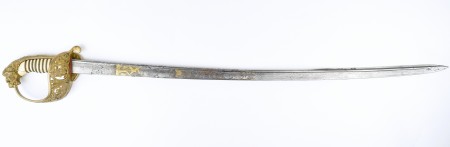 Сабля парадная офицеров Императорского флота Германии, образца 1874 - 1876 гг., Германия, Золинген.