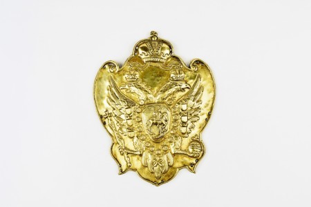 Знак на офицерскую гренадерскую шапку.