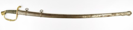 Сабля офицерская драгунская, образца 1841/65-го гг., с ножнами, Германия - Золинген, Россия - Санкт-Петербург, 1865 - 1881 гг.