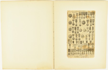 Печатные листы с изображениями иностранных орденов. Европа.