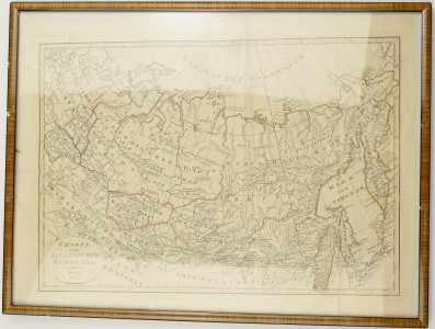 Карта Азиатской России, Прага 1808 год.