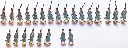 Нюрнбергские оловянные солдатики, начало 20-го века.