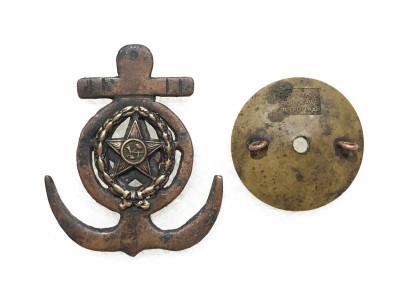 Нагрудный знак Красного военмора, 1918-1922 гг.