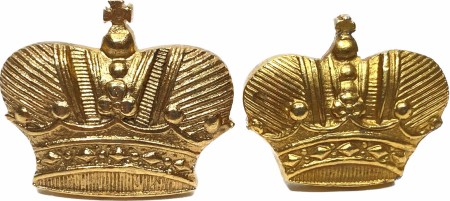Пара погонных эмблем, Россия, копия.